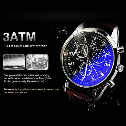 2020 Brand Yazole Watch Blue Glass Surface Quartz Watch Business Fashion Watch Unique Leisure Leather Watches Relogio Masculino