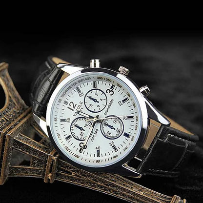 2020 Brand Yazole Watch Blue Glass Surface Quartz Watch Business Fashion Watch Unique Leisure Leather Watches Relogio Masculino
