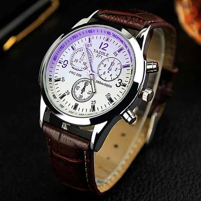 2020 Brand Yazole Watch Blue Glass Surface Quartz Watch Business Fashion Watch Unique Leisure Leather Watches Relogio Masculino