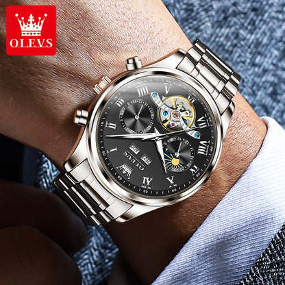 OLEVS Business Classic Man Watch High Quality Casual Automatic Mechanical Men's Watches Original Fashion Trend Wrist Watch Men