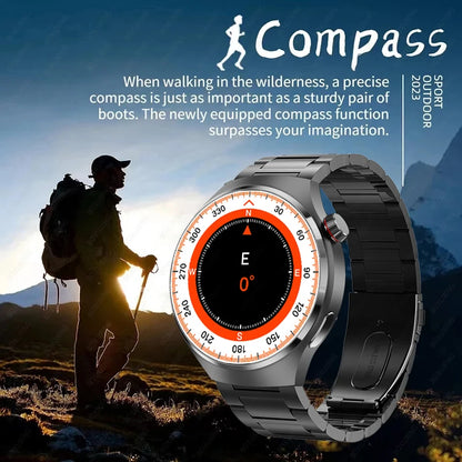 For Huawei Watch 4 Pro Smart Watch Men GPS Sports Tracker NFC  1.53" HD Screen Health Monitor Watches Bluetooth Call SmartWatch