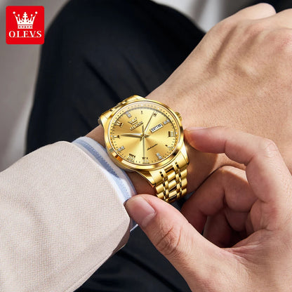 OLEVS Casual Fashion Business Men Watch Best Selling High Quality Original Waterproof Luxury Automatic Mechanical Watch for Men