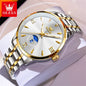 OLEVS Top Brand Fashion Business Men Watch Best Selling High Quality Original Waterproof Stainless Steel Quartz Wrist Watch Men