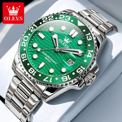 OLEVS High Quality Luxury Watch for Men Best Selling Top Brand Original Waterproof Stainless Steel Quartz Men's Wrist Watches