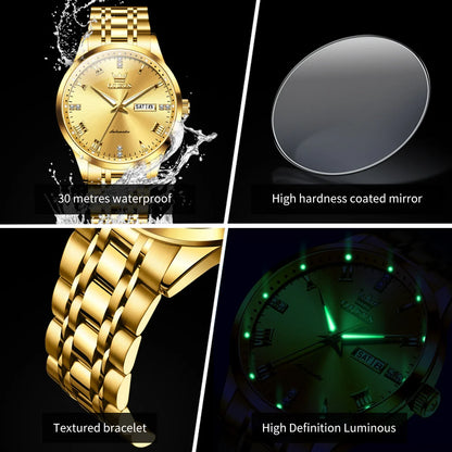 OLEVS Casual Fashion Business Men Watch Best Selling High Quality Original Waterproof Luxury Automatic Mechanical Watch for Men