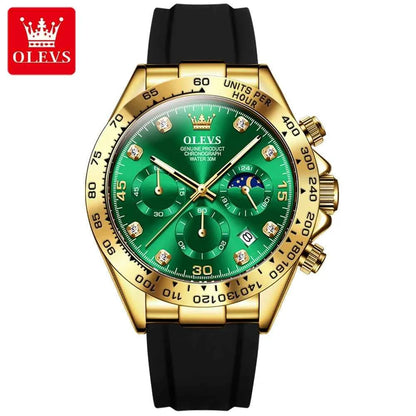 OLEVS Luxury Men's Watches Top Brand Fashion Quartz Wristwatch Sport Chronograph Waterproof Watch For Men Relogios Masculino