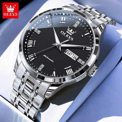 OLEVS Casual Fashion Business Men Watch Best Selling High Quality Original Waterproof Luxury Automatic Mechanical Watch for Men