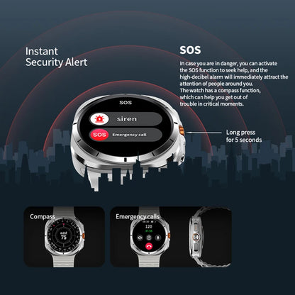 Smart Watch For Samsung Galaxy Watch 7 Ultra New GPS Compass NFC Smartwatch Man Outdoor Sports Bluetooth call Smart Watches Men