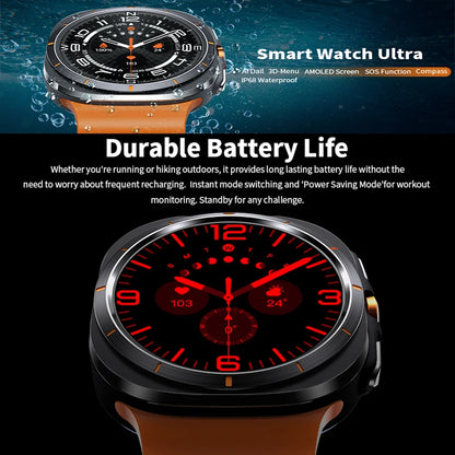 Smart Watch For Samsung Galaxy Watch 7 Ultra New GPS Compass NFC Smartwatch Man Outdoor Sports Bluetooth call Smart Watches Men