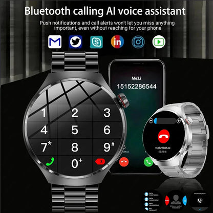 For Huawei Watch 4 Pro Smart Watch Men GPS Sports Tracker NFC  1.53" HD Screen Health Monitor Watches Bluetooth Call SmartWatch