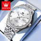 OLEVS Top Brand Luxury Men's Wrist Watches High Quality Casual Fashion Waterproof Calendar Luminous Quartz Original Men Watch