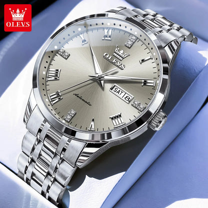 OLEVS Casual Fashion Business Men Watch Best Selling High Quality Original Waterproof Luxury Automatic Mechanical Watch for Men