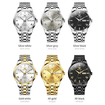 OLEVS Casual Fashion Business Men Watch Best Selling High Quality Original Waterproof Luxury Automatic Mechanical Watch for Men