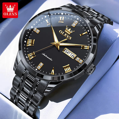 OLEVS Casual Fashion Business Men Watch Best Selling High Quality Original Waterproof Luxury Automatic Mechanical Watch for Men