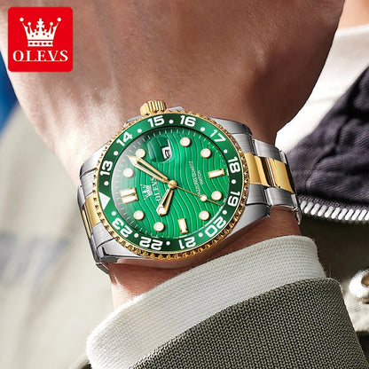 OLEVS High Quality Luxury Watch for Men Best Selling Top Brand Original Waterproof Stainless Steel Quartz Men's Wrist Watches